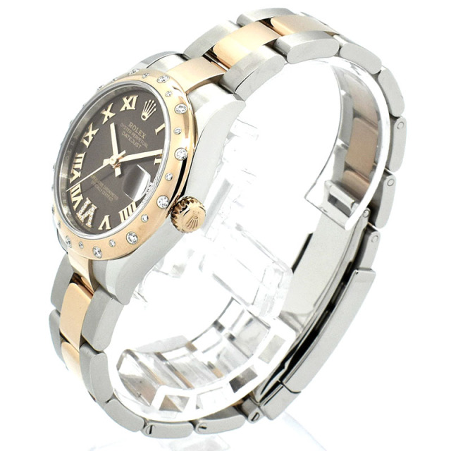 ロレックス ROLEX デイトジャスト 31 Ref.278341RBR チョコレート/VIダイヤ 新品