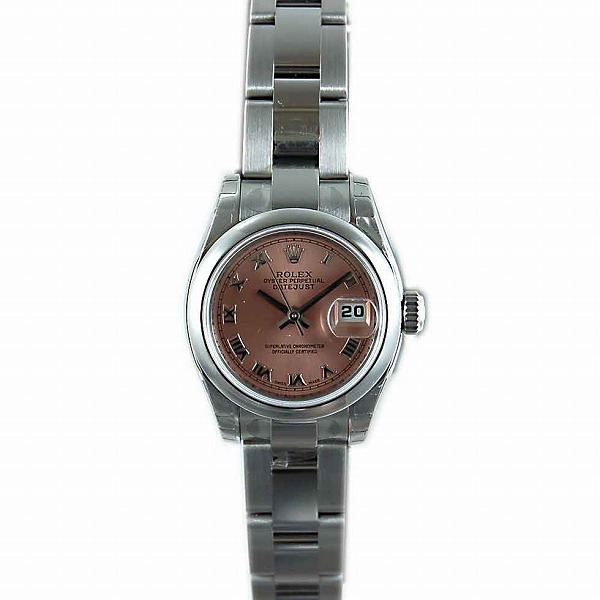ロレックス　ROLEX　デイトジャスト　Ref.179160　レディース　ピンクローマ　自動巻き