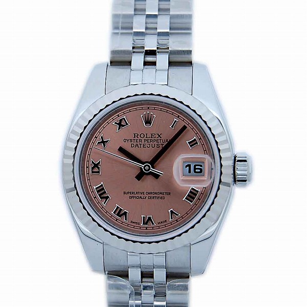 ロレックス ROLEX デイトジャスト Ref.179174 レディース ピンクローマ