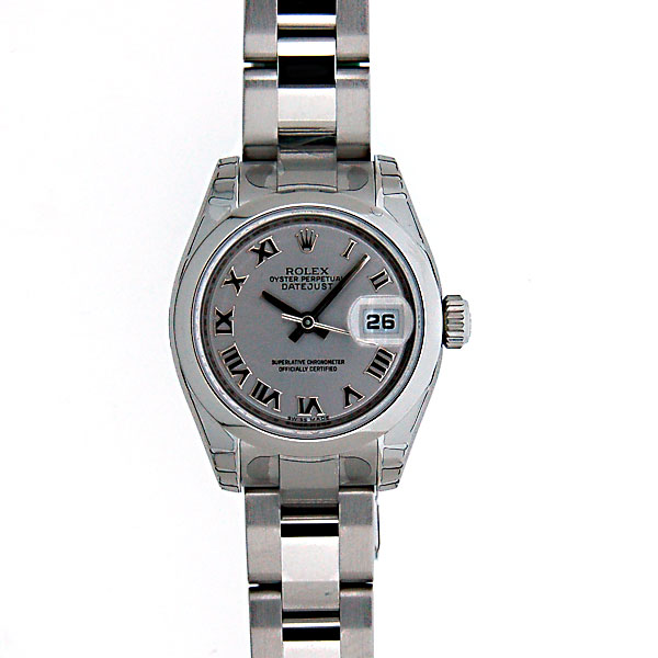 ロレックス　ROLEX　デイトジャスト　Ref.179160　グレーローマ　レディース　SS　26mm　新品