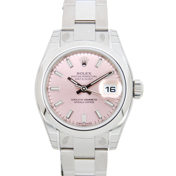 ロレックス ROLEX デイトジャスト Ref.179160 ピンク レディース SS