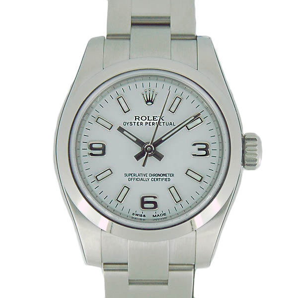 [3年保証] ロレックス レディース オイスターパーペチュアル 176200 M番 ホワイト文字盤 白文字盤 自動巻き 腕時計 中古 送料無料 ロレックス オイスターパーペチュアル 白文字盤 | Ante Official select