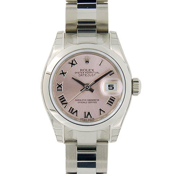 ロレックス　ROLEX　デイトジャスト　179160　ピンクローマ　レディース　新品