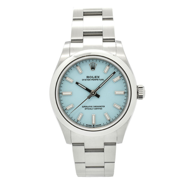 ロレックス　ROLEX　オイスターパーペチュアル 31　Ref.277200　ターコイズブルー　31mm　新品