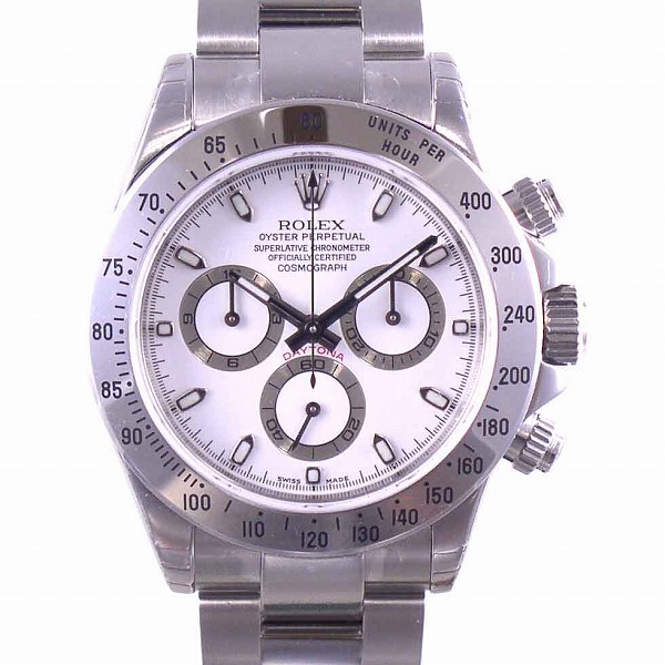 ロレックス　ROLEX　デイトナ　SS　Ref.116520　ホワイト　自動巻き　新品