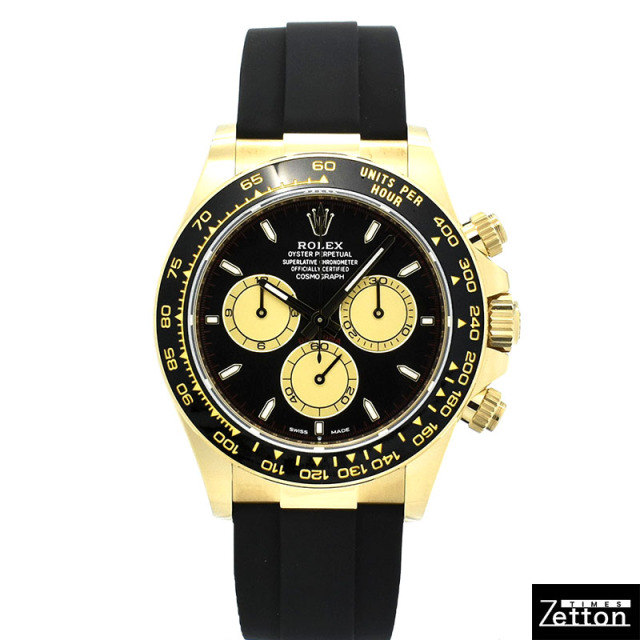 ロレックス　ROLEX　デイトナ　Ref.126518LN　18KYG　ブラック/シャンパン　オイスターフレックス　新品