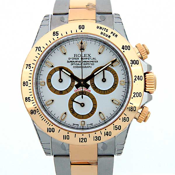 ロレックス　ROLEX　デイトナ　Ref.116523　K18コンビ　ホワイト　自動巻　新品