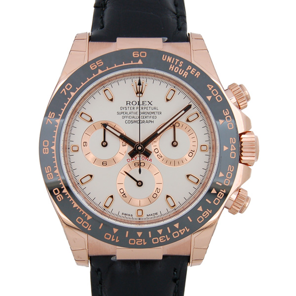 ロレックス　ROLEX　デイトナ　Ref.116515LN　K18RG　セラミックベゼル　40mm　アイボリー　新品