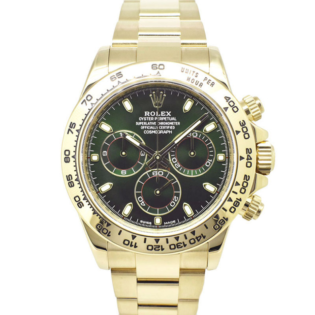 ロレックス　ROLEX　コスモグラフ デイトナ　Ref.116508　グリーン　K18イエローゴールド　40mm　新品