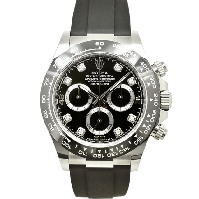 ロレックス ROLEX デイトナ 116519LNG 8Pダイヤ 18KWG ブラック