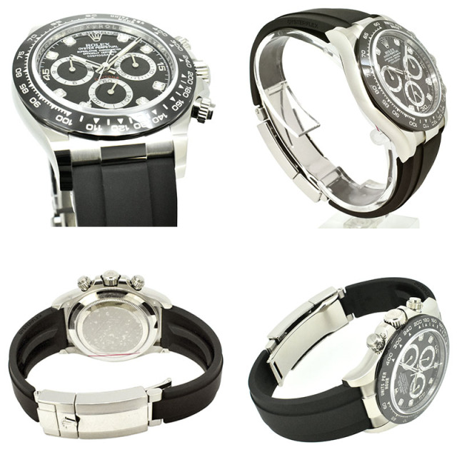 ロレックス ROLEX デイトナ 116519LNG 8Pダイヤ 18KWG ブラック