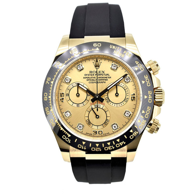 ロレックス　ROLEX　デイトナ　116518LNG　シャンパン/8Pダイヤ　18KYG　40mm　新品