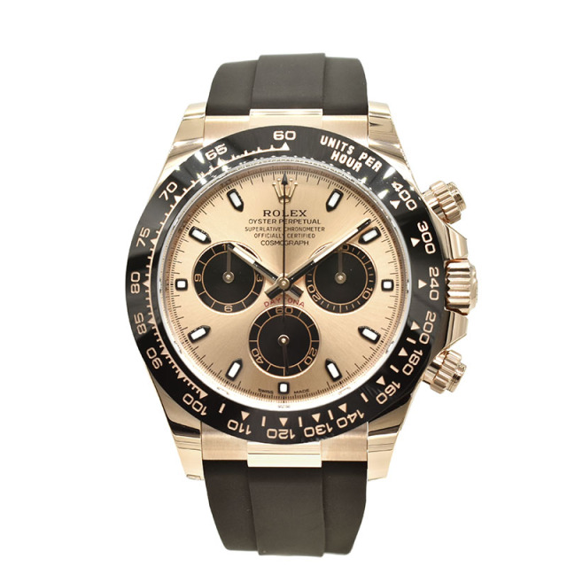 ロレックス　ROLEX　デイトナ　Ref.116515LN　18KERG　ピンク/ブラック　オイスターフレックス　新品