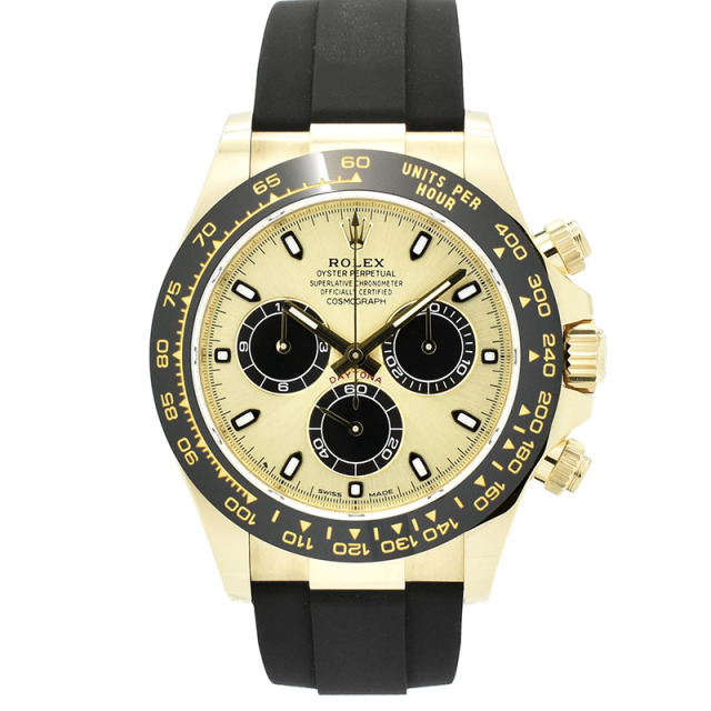 ロレックス　ROLEX　デイトナ　116518LN　シャンパン/ブラック　オイスターフレックス　18KYG　新品