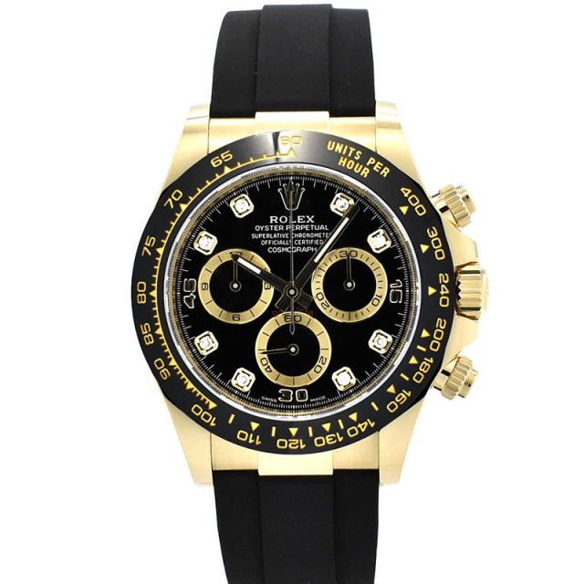 ロレックス　ROLEX　デイトナ　Ref.116518LNG　18KYG　8Pダイヤ　オイスターフレックスベルト　新品