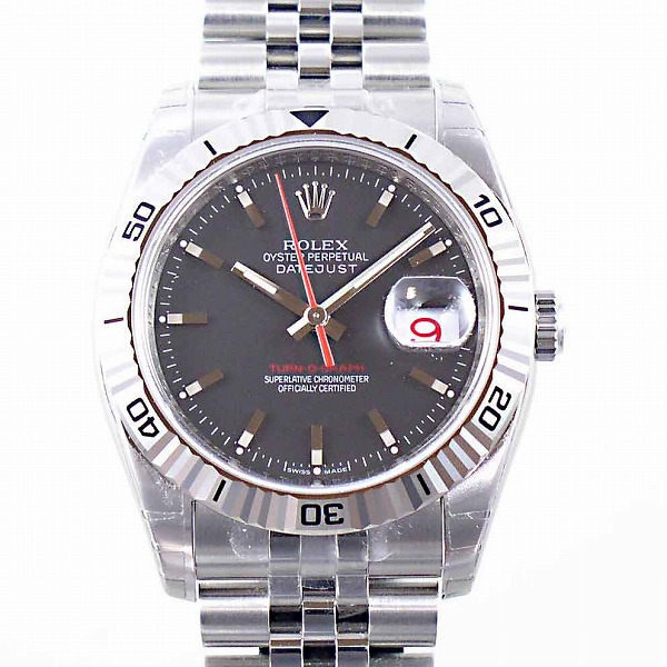 ロレックス　ROLEX　ターノグラフ　Ref.116264/J　ブラック