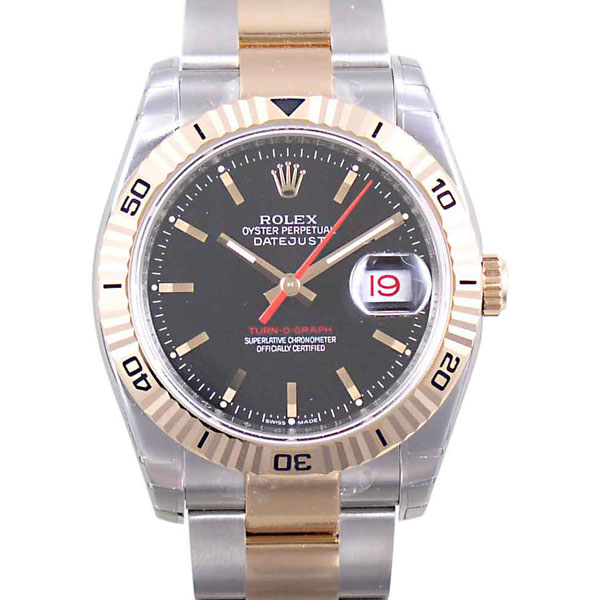 ロレックス　ROLEX　ターノグラフ　Ref.116261/O　ブラック