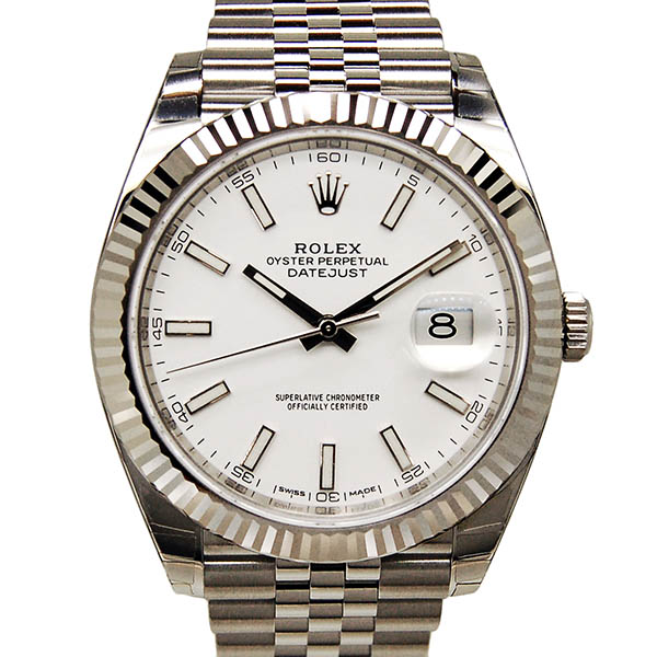 ロレックス　ROLEX　デイトジャスト41　126334　メンズ　ホワイト　新品