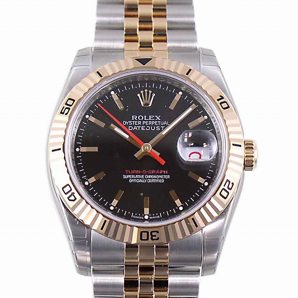 ロレックス　ROLEX　ターノグラフ　Ref.116261/J　ブラック
