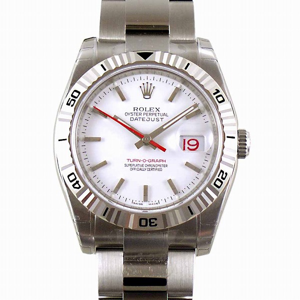 ロレックス　ROLEX　ターノグラフ　Ref.116264/O　ホワイト　SS/WG　M番特価　新品