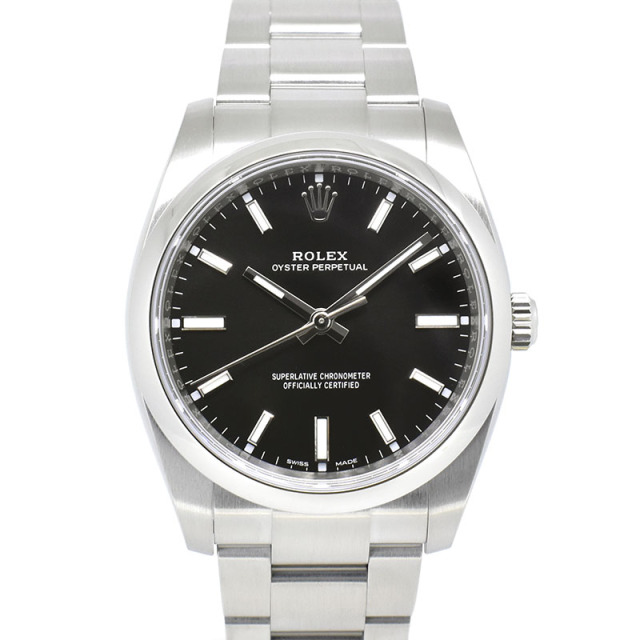 ロレックス　ROLEX　オイスターパーペチュアル　Ref.114200　ブラック　34mm　新品