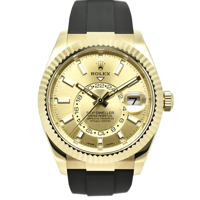 ロレックス　ROLEX　スカイドゥエラー　326238　18KYG　シャンパン　42mm　新品