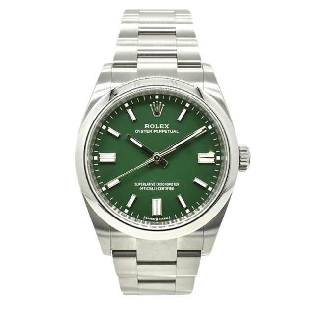 ロレックス　ROLEX　オイスターパーペチュアル 36　Ref.126000　グリーン　36mm　新品