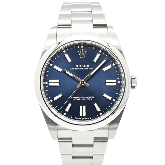 ロレックス　ROLEX　オイスターパーペチュアル 41　Ref.124300　ブライトブルー　41mm　新品