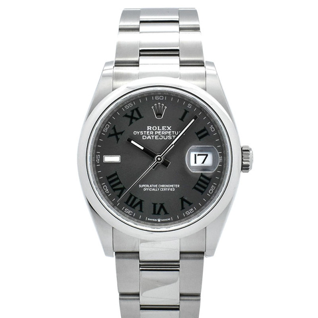 ロレックス ROLEX デイトジャスト36 Ref.126200 スレートローマ 36mm 新品