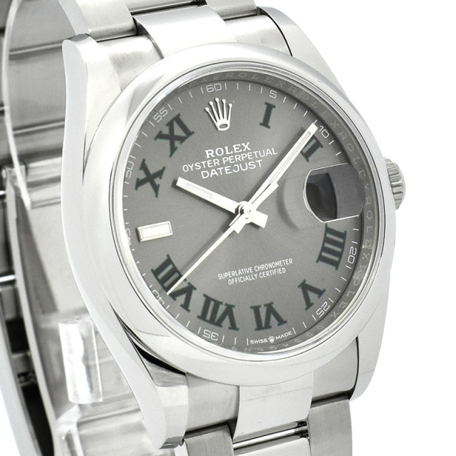 ロレックス ROLEX デイトジャスト36 Ref.126200 スレートローマ 36mm 新品