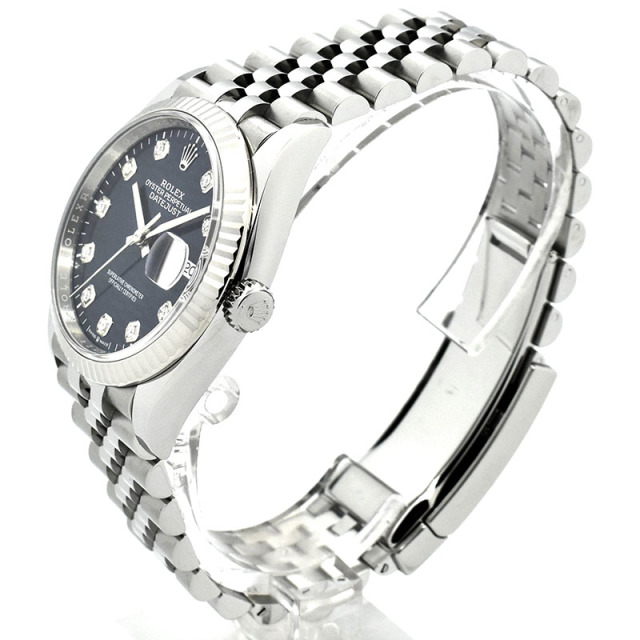 ロレックス ROLEX デイトジャスト36 Ref.126234G 36mm ブルーフル―テッド 新品