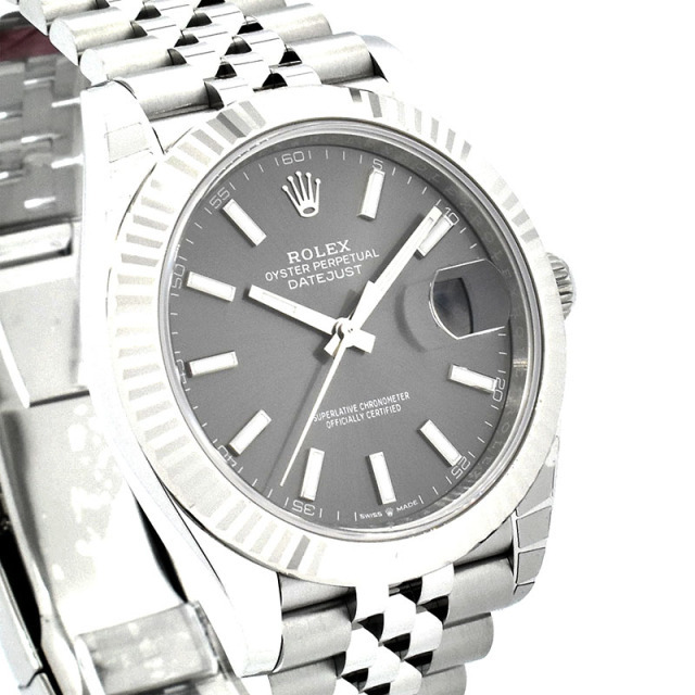ロレックス ROLEX デイトジャスト 41 126334 自動巻き グレー 41mm メンズ 新品 Zetton
