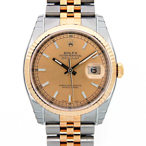 ロレックス　ROLEX　116233　デイトジャスト　シャンパン　SS×YG　コンビ　M番現品大特価