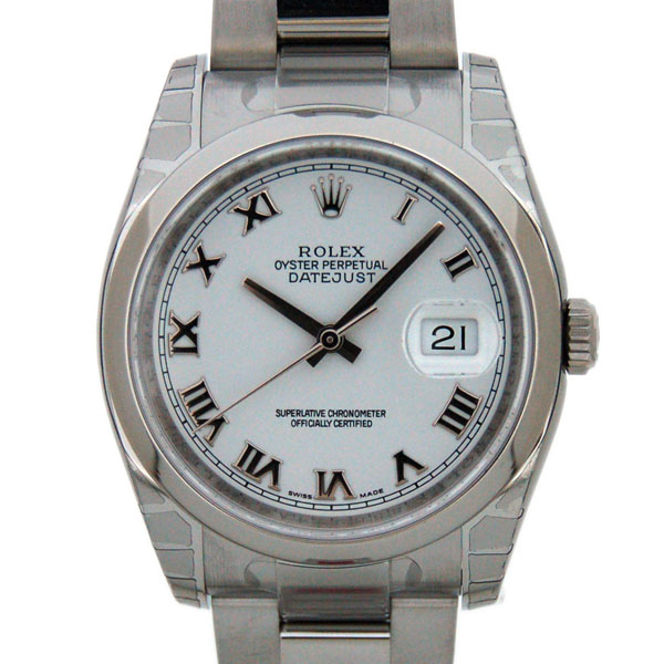 ロレックス ROLEX デイトジャスト Ref.116200 ホワイトローマ 自動巻  