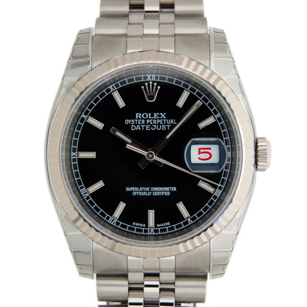 ロレックス　ROLEX　デイトジャスト　116234　メンズ　ブラック　新品