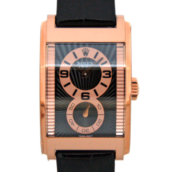 ロレックス　ROLEX　チェリーニ　プリンス　5442/5　K18PG　手巻き　ブラック　バックスケルトン　新品