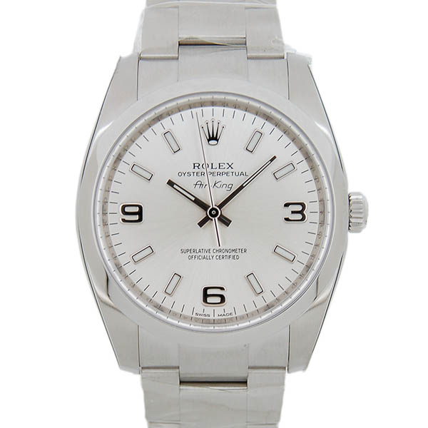 ロレックス　ROLEX　オイスターパーペチュアル　Ref.114200　シルバー369　自動巻　新品