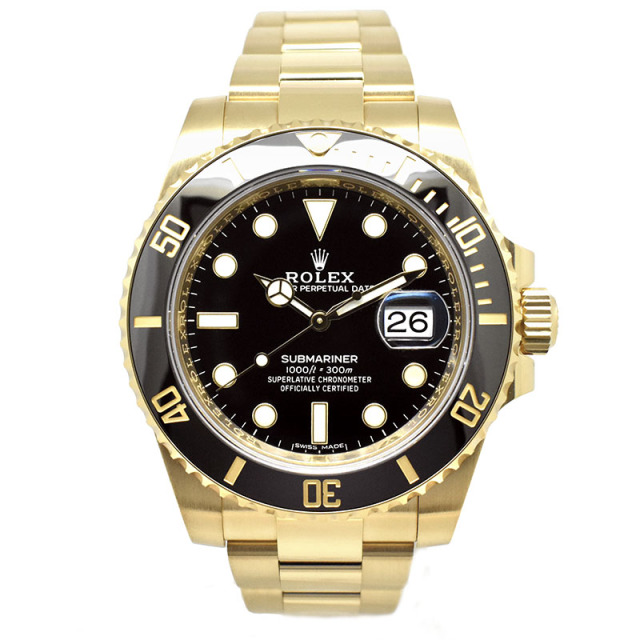 ロレックス　ROLEX　サブマリーナデイト　116618LN　18KYG　40mm　新品