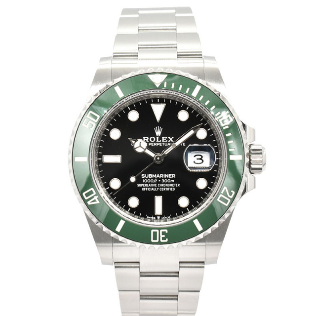 ロレックス　ROLEX　サブマリーナーデイト グリーンベゼル　126610LV　41mm　新品