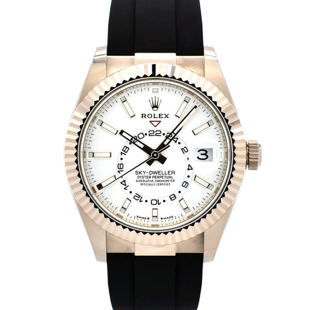 ロレックス　ROLEX　スカイドゥエラー　Ref.336235　18ERG　ホワイト　42mm　新品