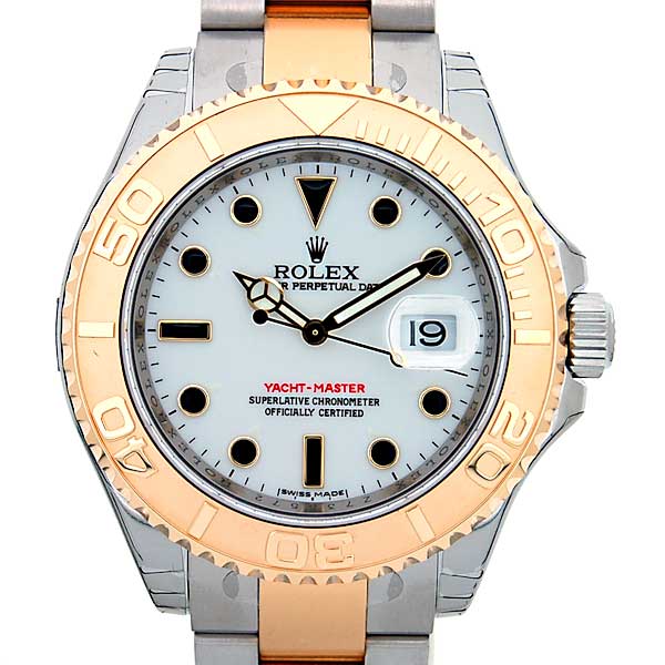 ロレックス　ROLEX　ヨットマスター　Ref.16623　K18コンビ　白文字盤　自動巻　新品