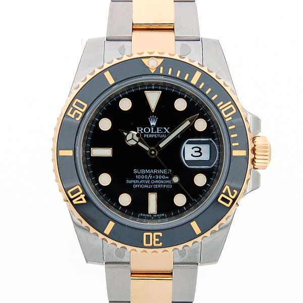 ロレックス　ROLEX　サブマリーナ　コンビ　Ref.116613LN　ブラック　SS×YG　40mm　新品