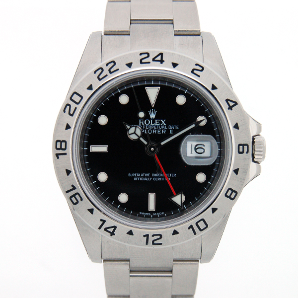 ロレックス　ROLEX　エクスプローラー2　Ref.16570　ブラック　GMT　未使用品