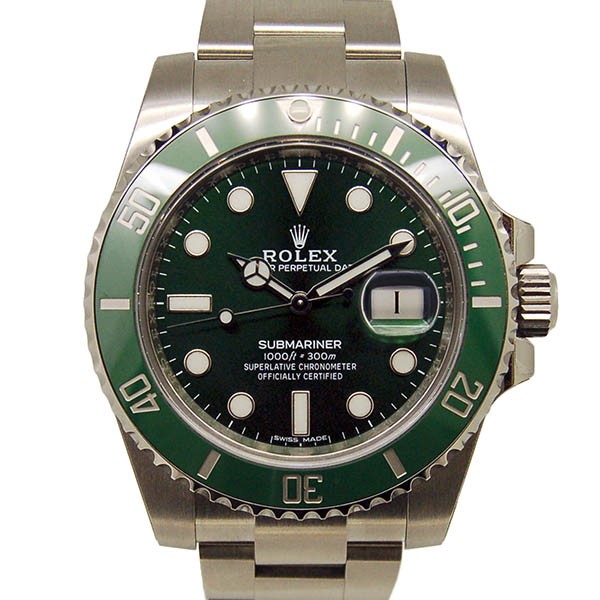 ロレックス　ROLEX　サブマリーナデイト　グリーン　116610LV　SS　40mm　新品