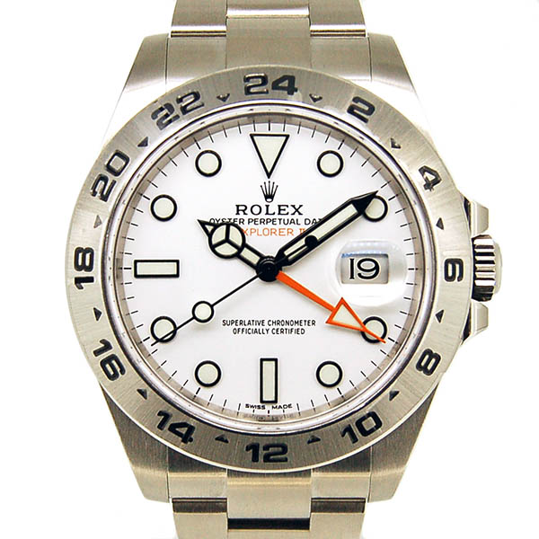ロレックス　ROLEX　エクスプローラー2　ホワイト　Ref.216570　GMT　新品