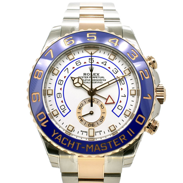 ロレックス　ROLEX　ヨットマスター2　116681　44mm　ホワイト　後期モデル　新品