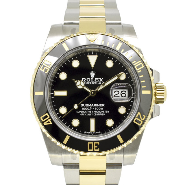 ロレックス　ROLEX　サブマリーナ コンビ　Ref.116613LN　ブラック　SS×YG　40mm　新品