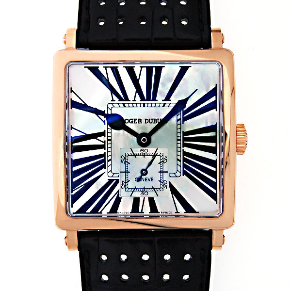 ロジェ・デュブイ　ROGER DUBUIS　ゴールデンスクエアー　G40 14 5 N1.7AC　シェルローマ　18KRG　自動巻　世界28本限定　新品