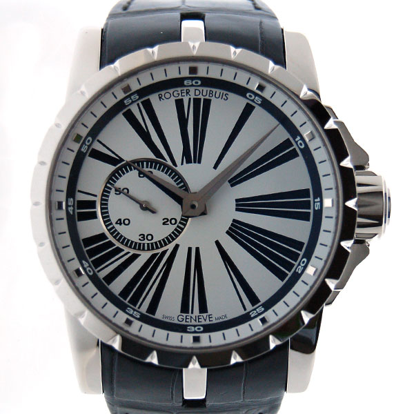 ロジェ・デュブイ　ROGER DUBUIS　エクスカリバー　EX45-77-90-00/01R00/B　SS　45mm　自動巻　シルバー　新品