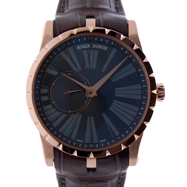 ロジェ・デュブイ　ROGER DUBUIS　エクスカリバー　RDDBEX0352　ローズゴールド　42mm　グレー　新品